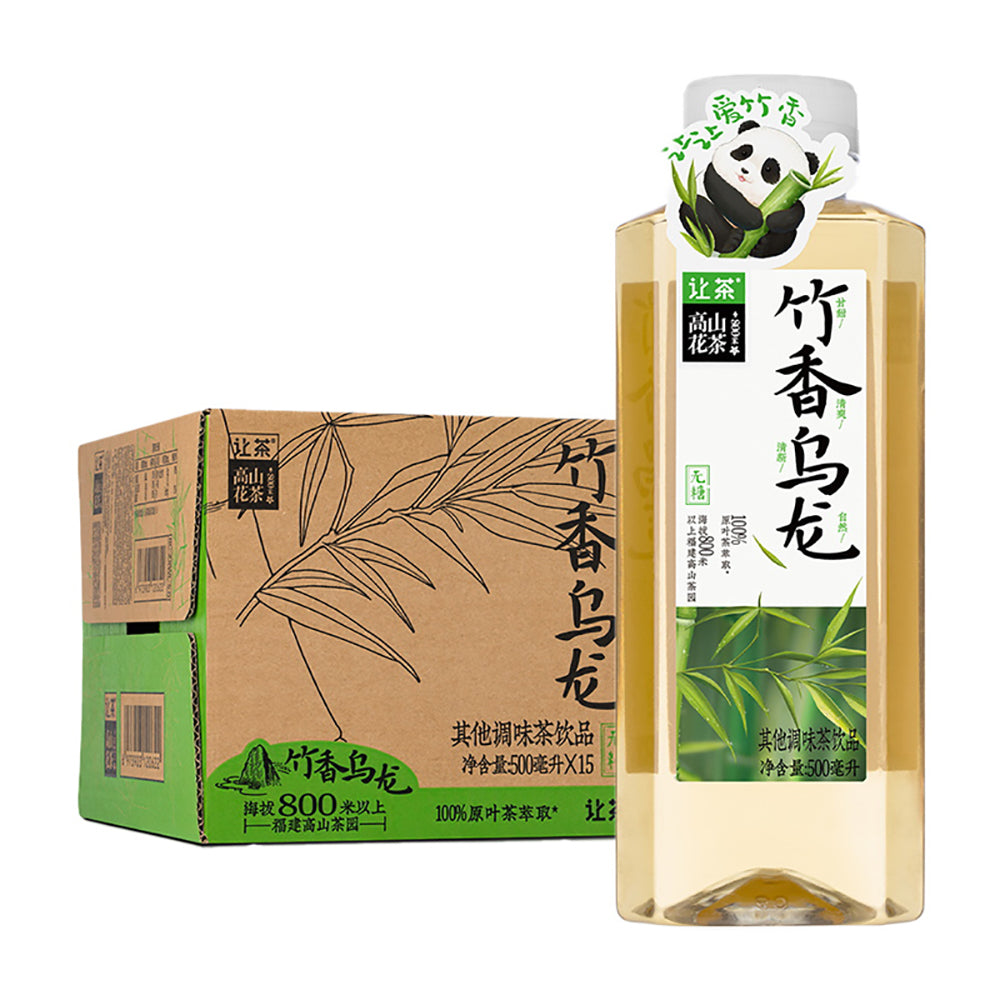 Let-Tea-High-Mountain-Flower-Tea-Bamboo-Fragrance-Oolong-Tea-500ml-x-15-Bottles-1