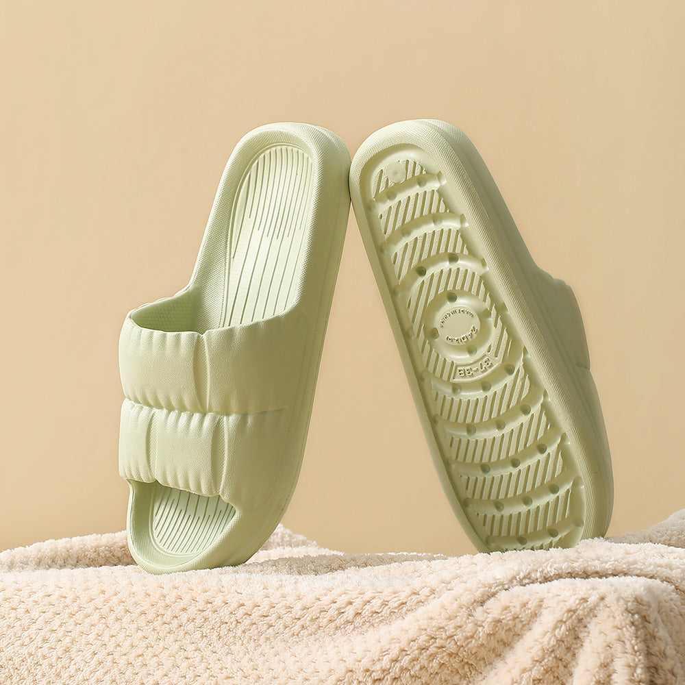 Fasola-Lightweight-Bathroom-Slippers,-Green,-Size-39/40,-One-Pair-1