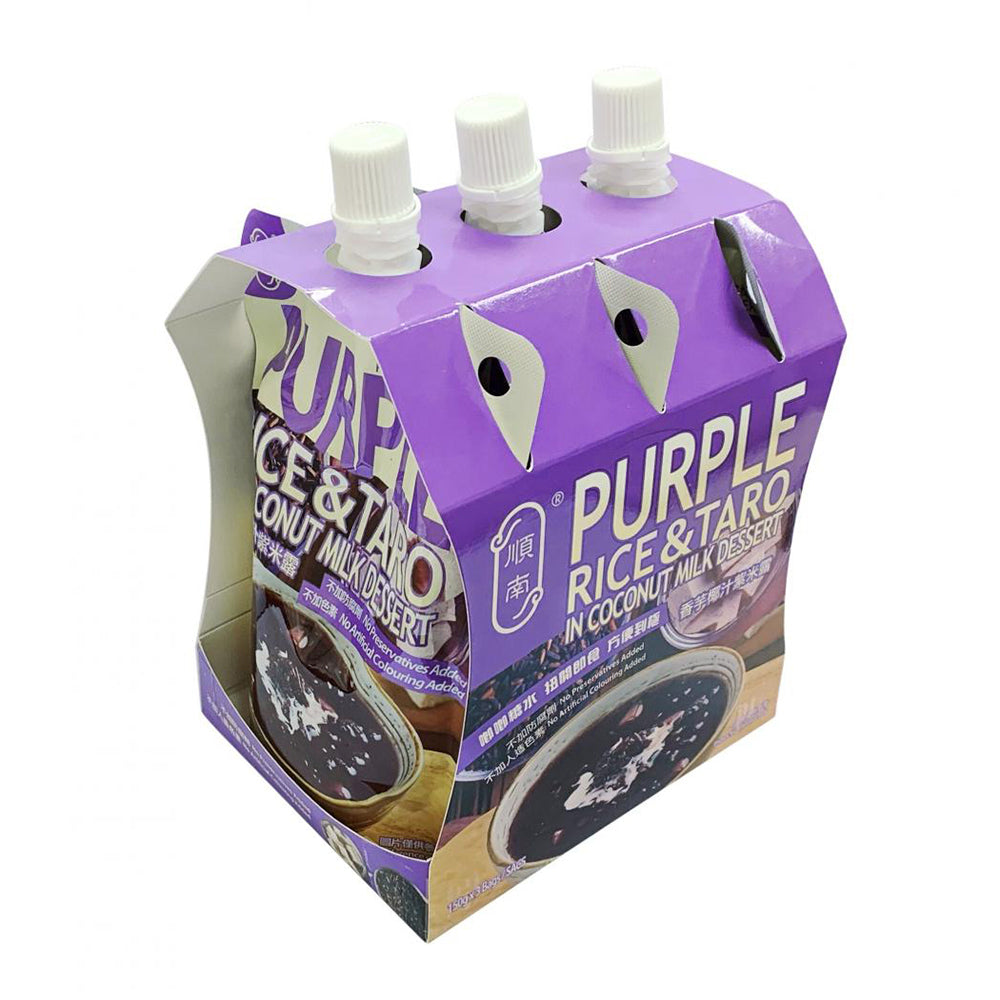 Shun-Nam-Purple-Rice-&-Taro-in-Coconut-Milk-Dessert---150g-x-3pcs-1