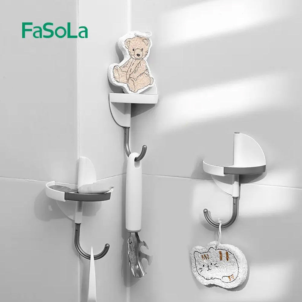 FaSoLa-270-Degree-Rotating-Storage-Hook---White,-9.7x15x9.7cm-1