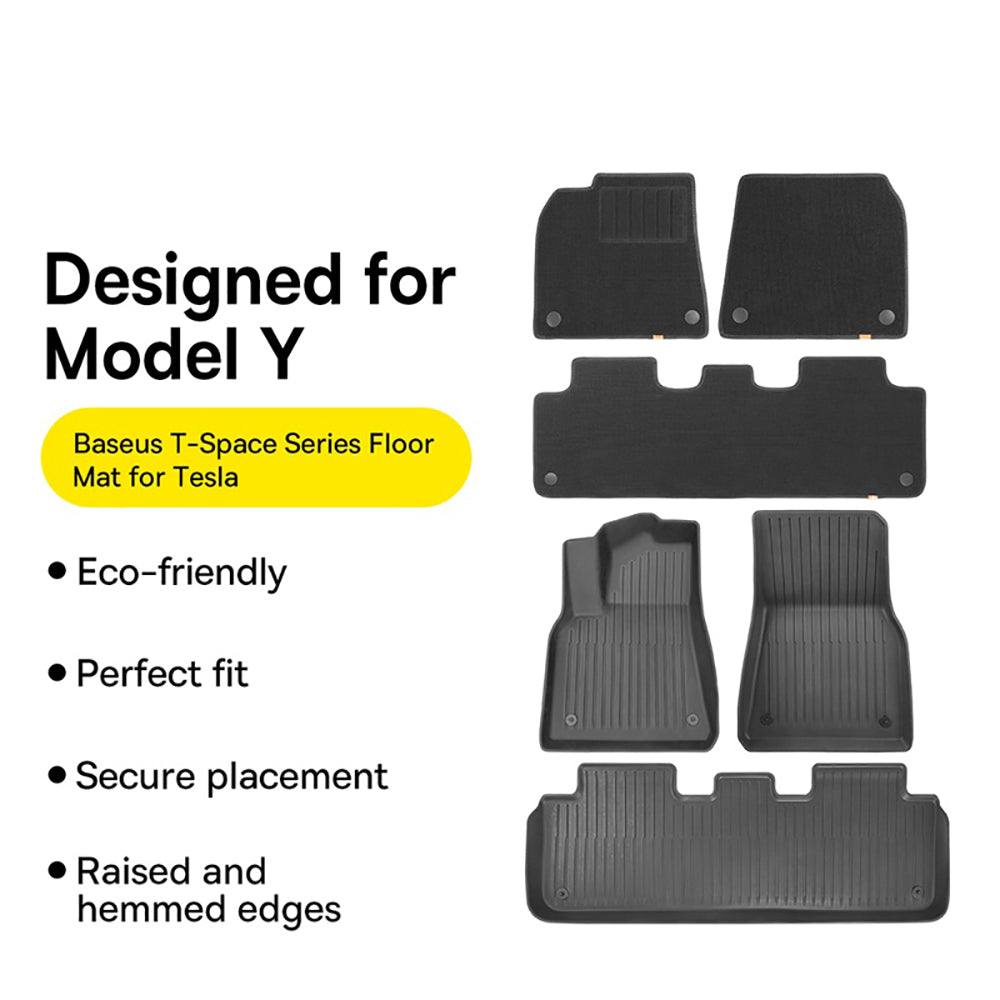 Baseus-T-Space-Car-Floor-Mats-for-Tesla-Model-3---6-Piece-Set,-Starry-Black-1