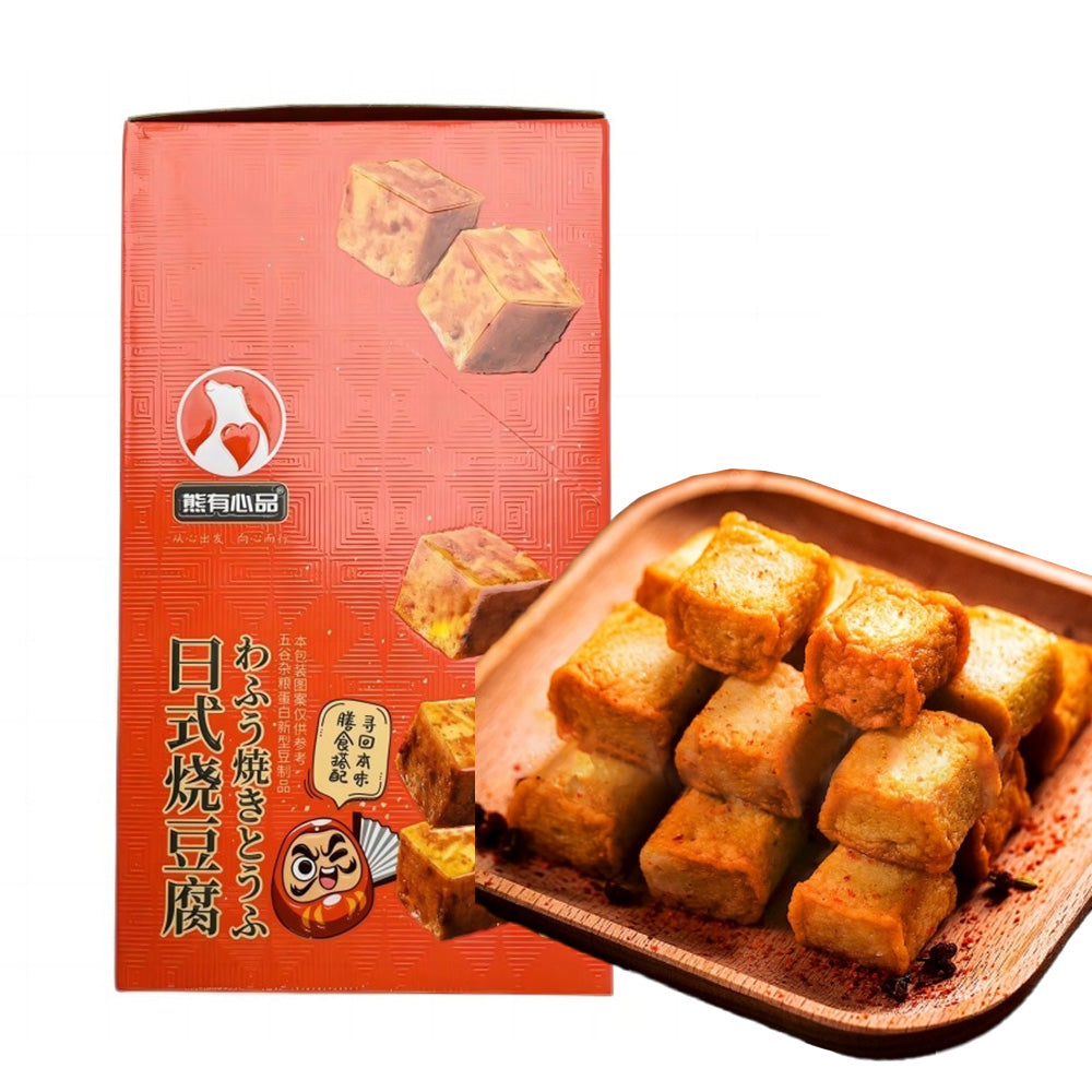 Kumayuxinpin-Japanese-Grilled-Tofu-Spicy-Pepper-Flavor---20-Packs,-540g-1