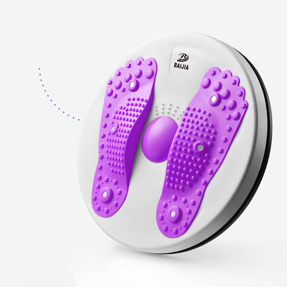 Ulife Waist Twisting Disc with Foot Massage - Purple