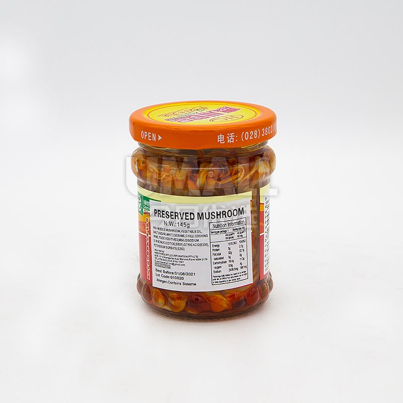 Huichuan-Spicy-Enoki-Mushrooms-in-Chili-Oil---145g-1