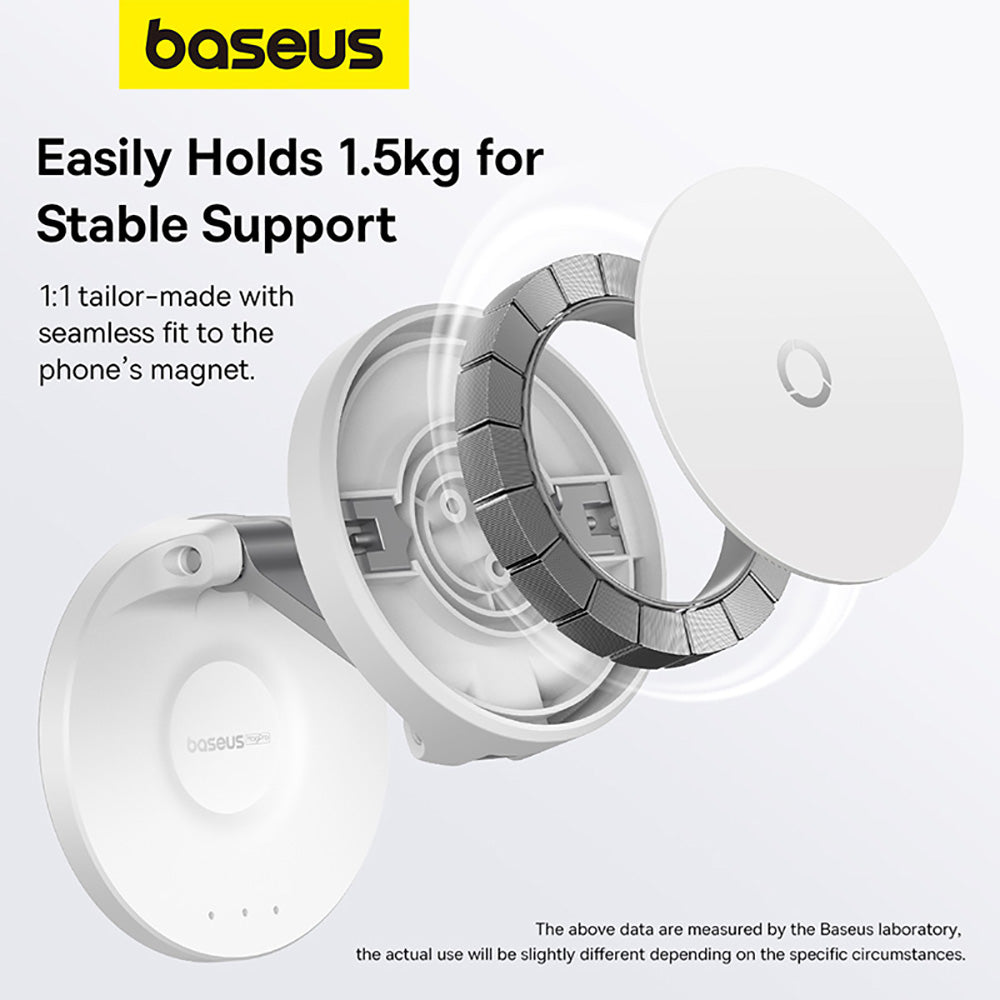 Baseus-MagPro-Magnetic-Foldable-Wall-Mount---Moon-White-1