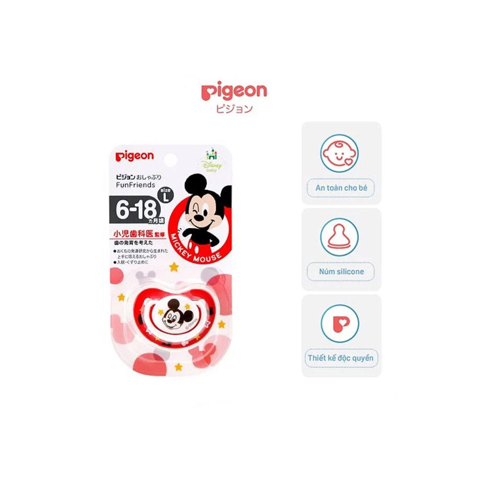 Pigeon-Baby-Pacifier-L-Size---Red-Mickey-Mouse-Design-1