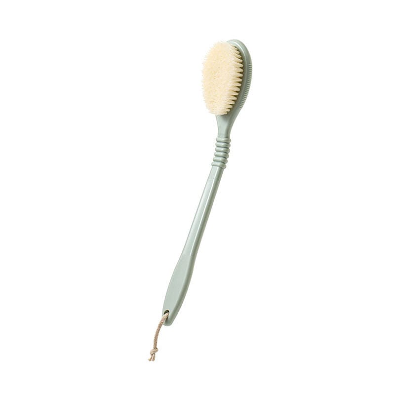 FaSoLa-Foldable-Long-Handle-Bath-Brush-with-Soft-Bristles---Green-1