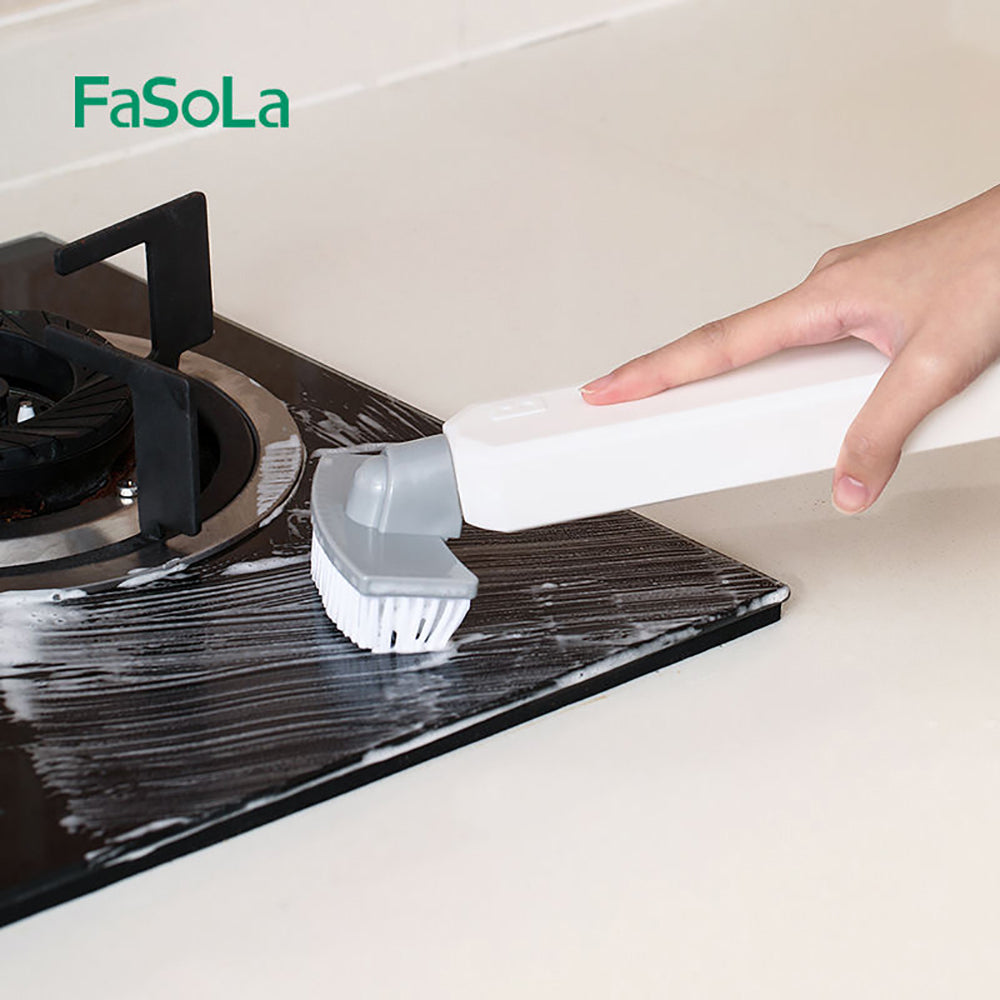 FaSoLa-Multi-Function-Liquid-Dispensing-Scrub-Brush---White,-24.5*9.5*5.8cm-1