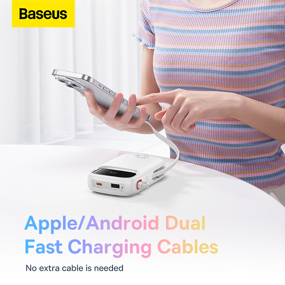 Baseus-Qpow2-Dual-Cable-Digital-Display-Fast-Charge-Power-Bank-20000mAh-22.5W---Starlight-White-1