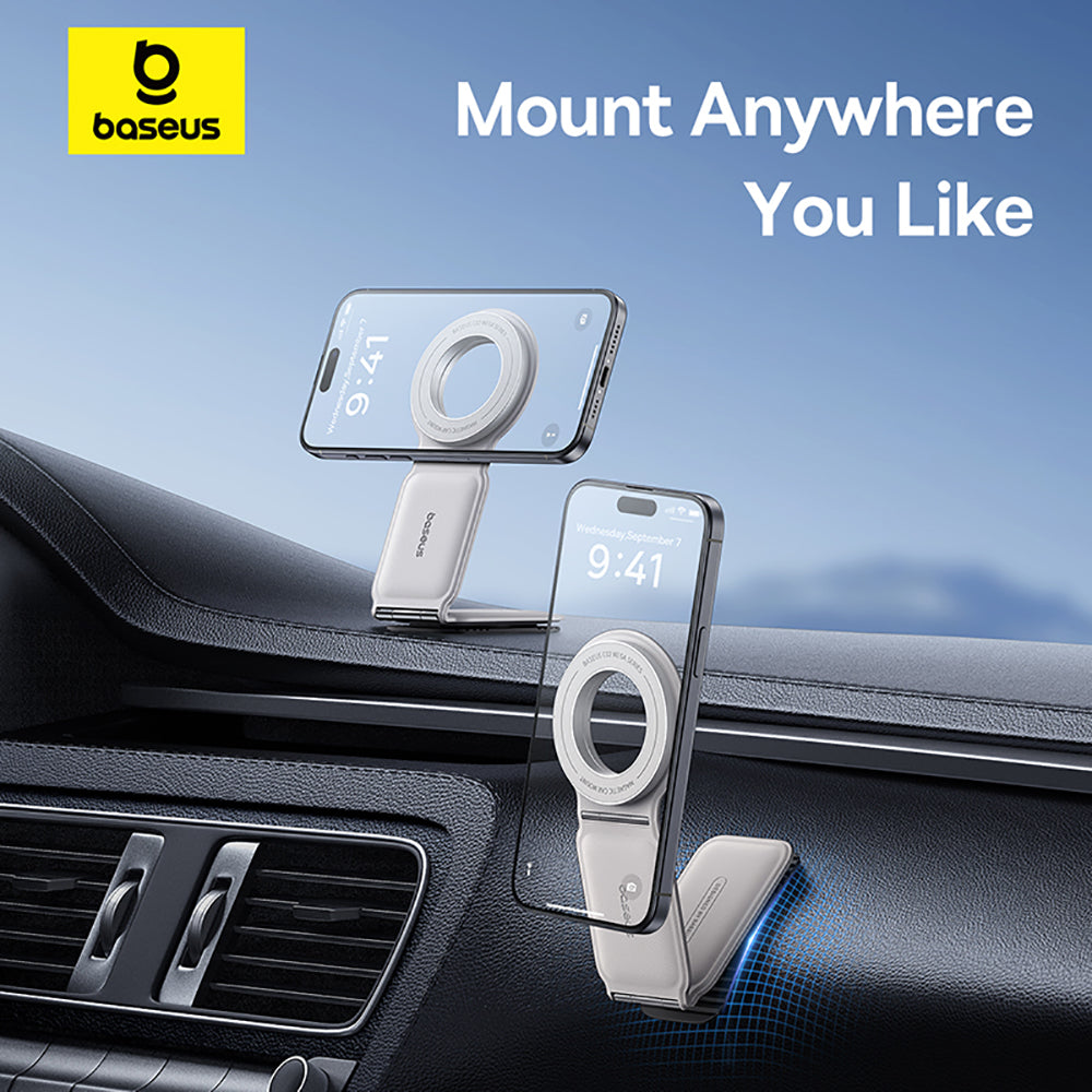 Baseus-Magnetic-Car-Mount-Holder---Moon-White-1