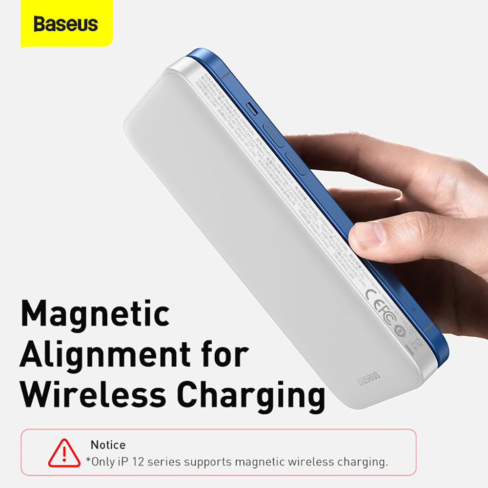 Baseus-Magnetic-Wireless-Quick-Charging-Power-Bank-10000mAh-20W---White-1