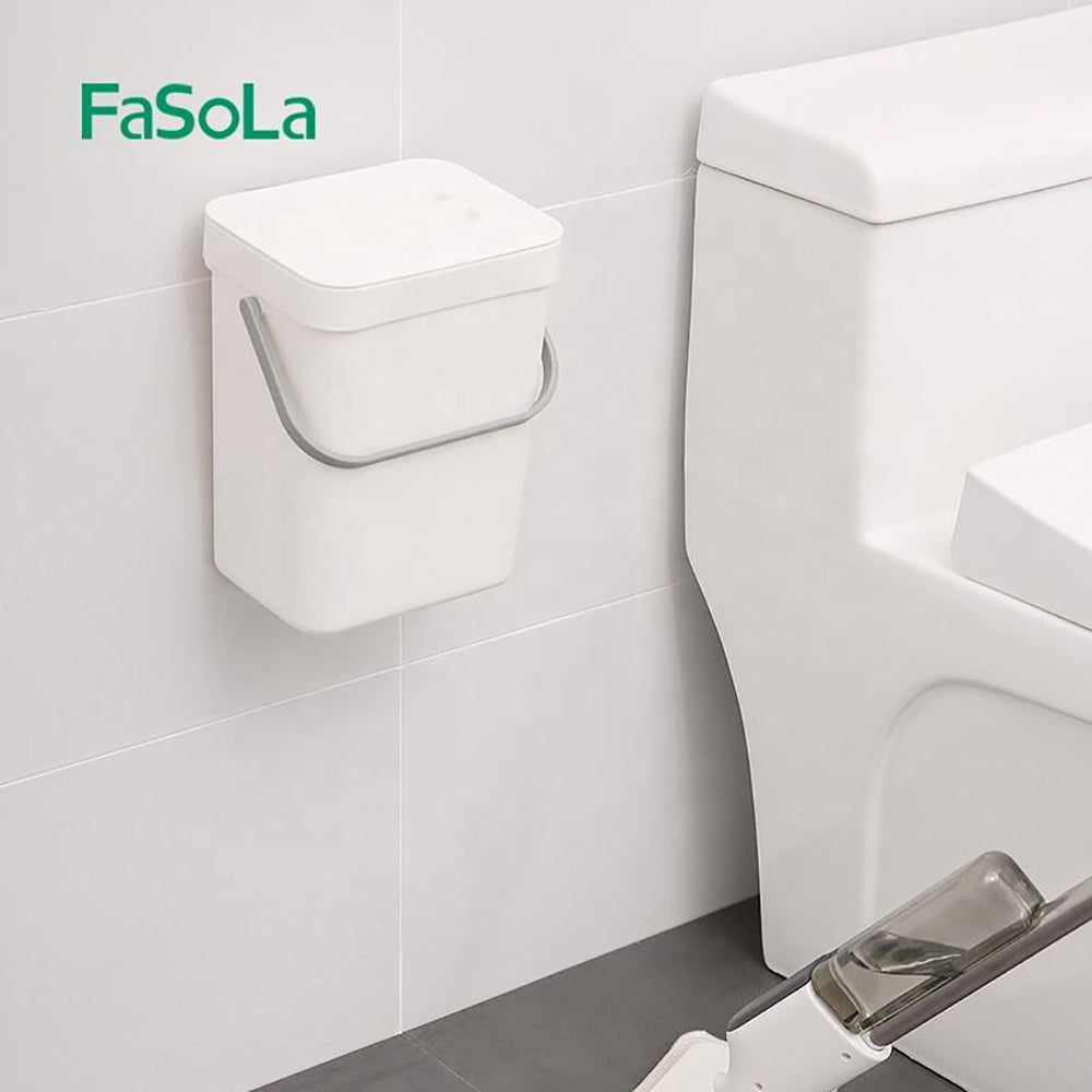 FaSoLa-Wall-Mounted-Trash-Bin-in-White,-21*17.5*24.5cm-1