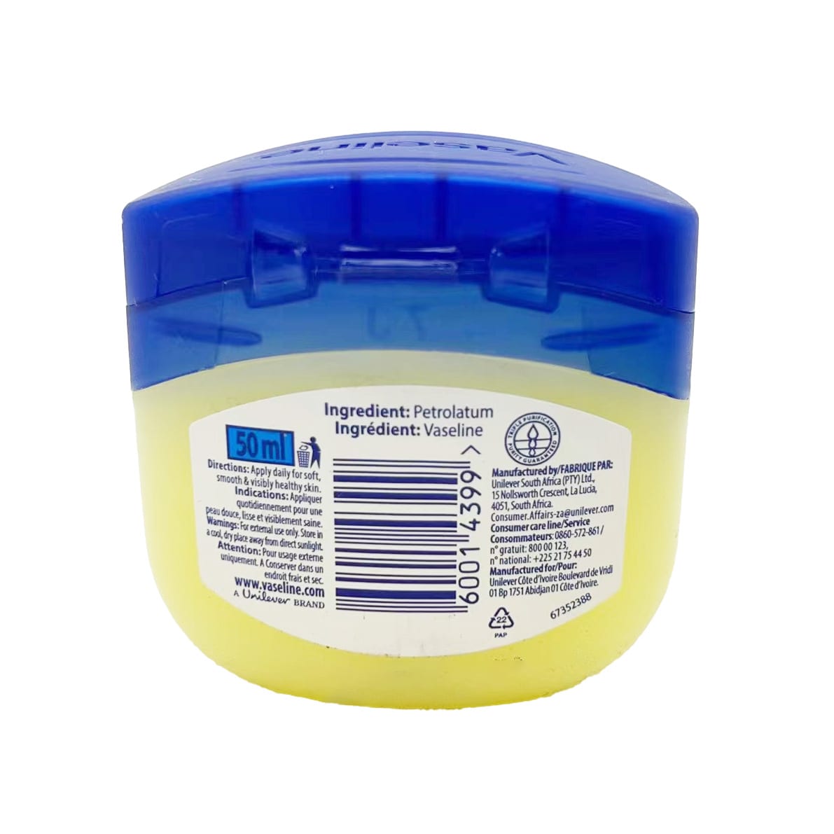 Vaseline-Blue-Seal-Pure-Petroleum-Jelly---Original,-50ml-1