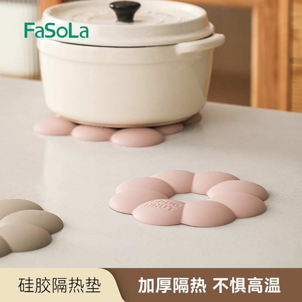 FaSoLa-Silicone-Heat-Resistant-Mat---Round,-Gray-1