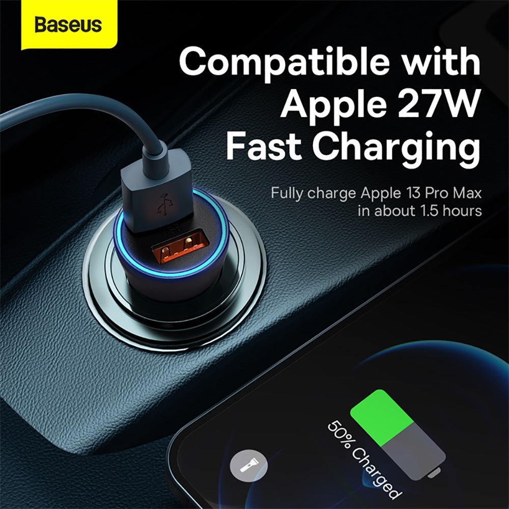 Baseus-Golden-Contactor-Max-Dual-Fast-Charger-Car-Charger-U+U-60W---Dark-Gray-1