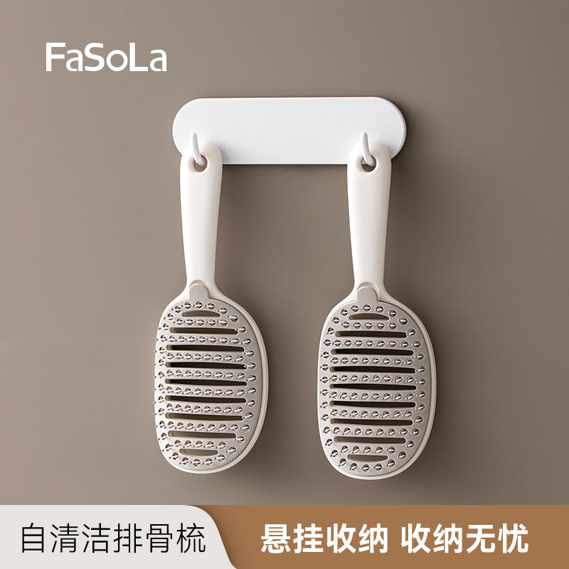 FaSoLa-Self-Cleaning-Detangling-Brush---White-1