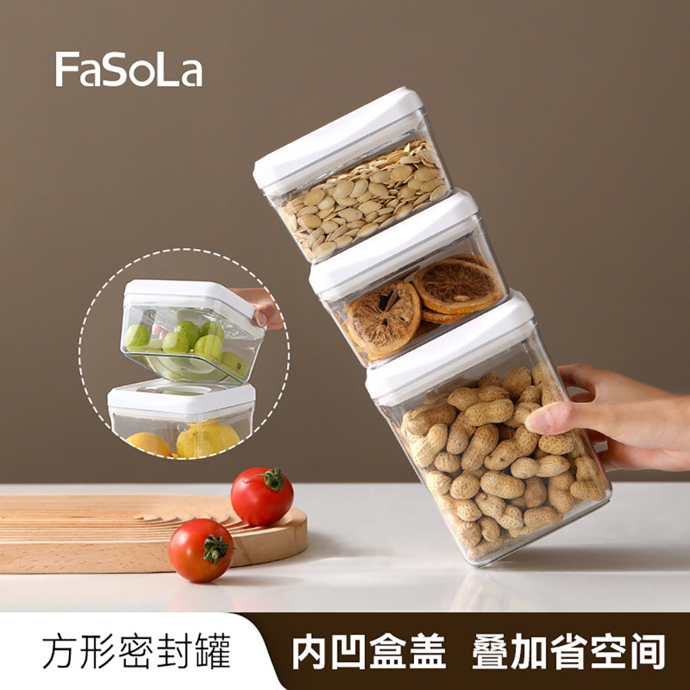 FaSoLa-Square-Airtight-Container---White,-3L-1