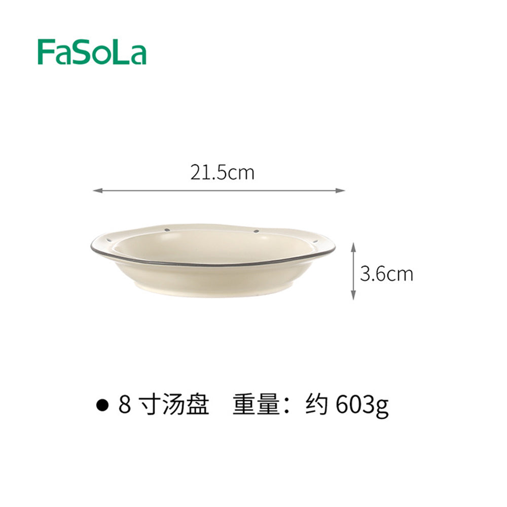 FaSoLa-Mingyuedang-Series-8-inch-Soup-Plate---Beige-1