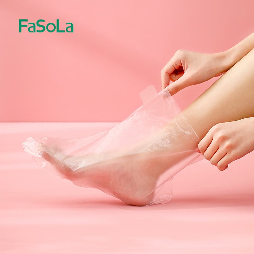 FaSoLa-Disposable-Foot-Mask-Covers---Transparent,-31*15*17cm,-Pack-of-100-1