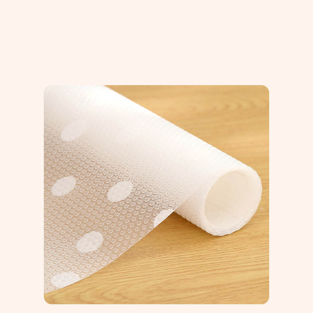 Fasola White Polka Dot Cabinet Mat - 45*150cm