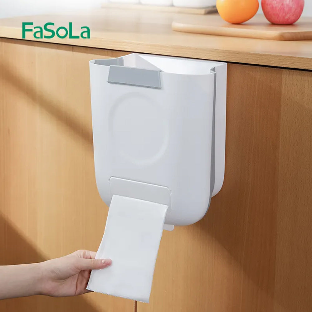 FaSoLa-Foldable-Household-Trash-Bin---White,-24*14.5*27cm-1