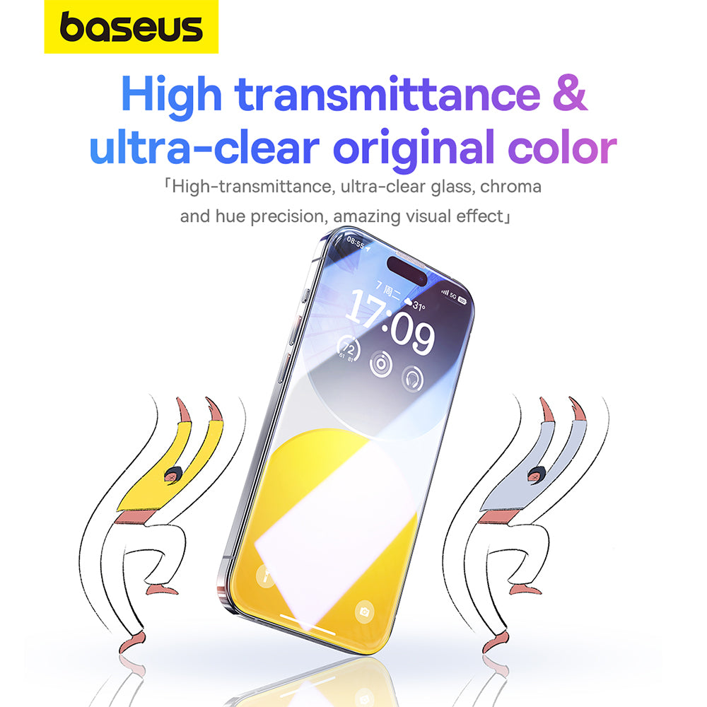 Baseus-Diamond-Series-Full-Screen-Tempered-Glass-for-iPhone-15---Clear-1