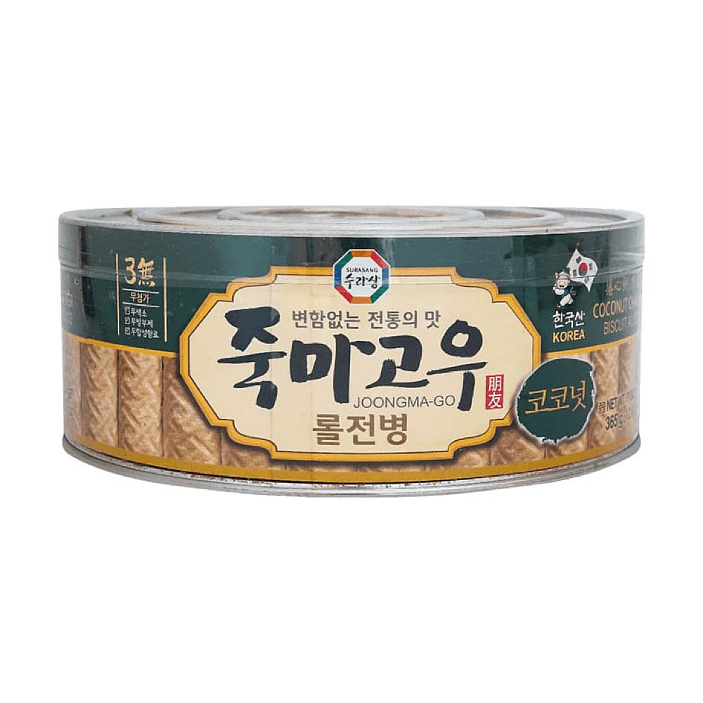 Surasang-Traditional-Korean-Roll-Cookies---Coconut-Flavor,-365g-1