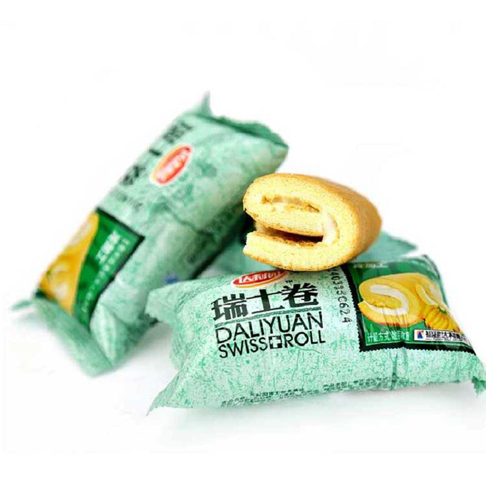 Daliyuan-Swiss-Roll-with-Banana-Flavor,-8-Pieces,-160g-1