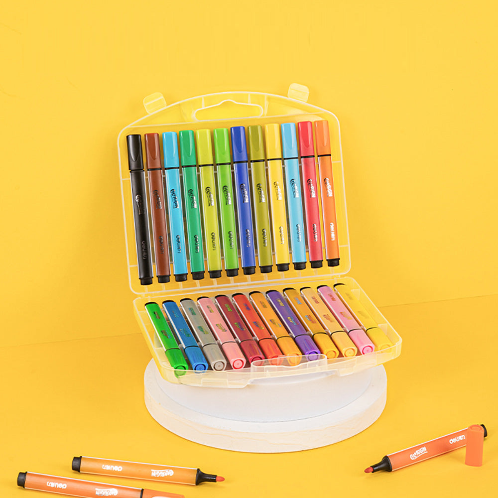 Deli Washable Watercolor Markers - 36 Colors