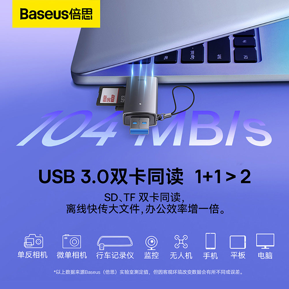 Baseus-USB-A-&-Type-C-to-SD/TF-Card-Reader---Space-Gray-1