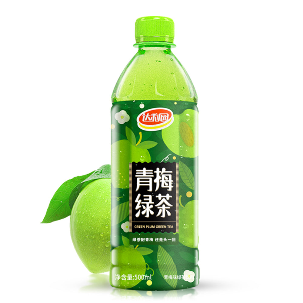 [Full-Case]-Daliyuan-Green-Plum-Green-Tea-500ml-x-15-per-Case-1