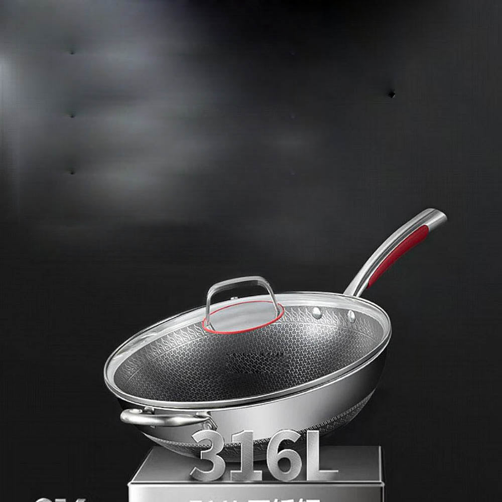 Cooker King 316L Stainless Steel Double-Sided Non-Stick Frying Pan - 32cm