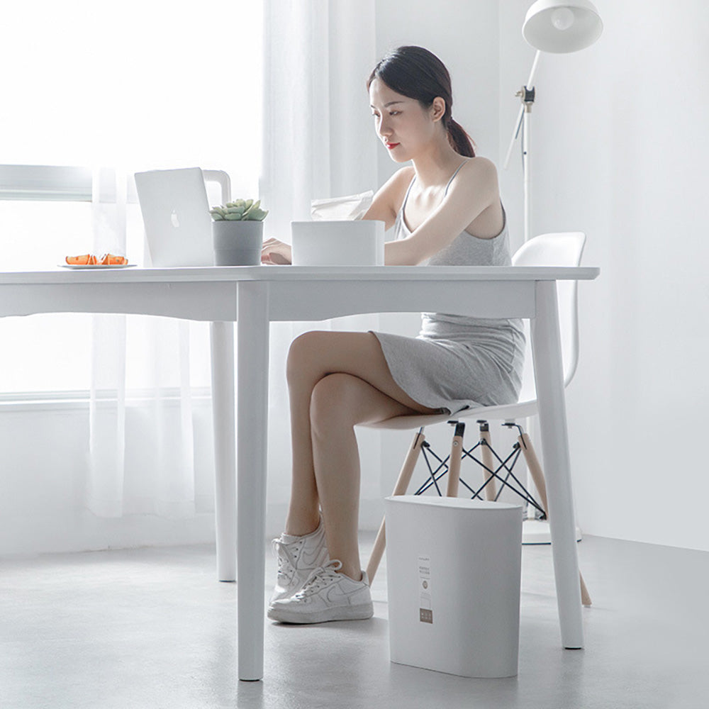 Chahua-Collin-Flip-Top-Narrow-Trash-Can---White-1