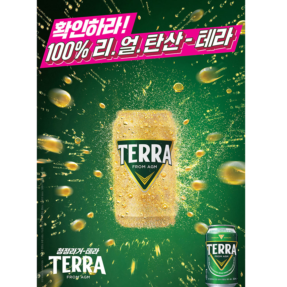 Korean Terra Beer - 355ml Cans, Pack of 24, 4.6% ABV – Umall ...