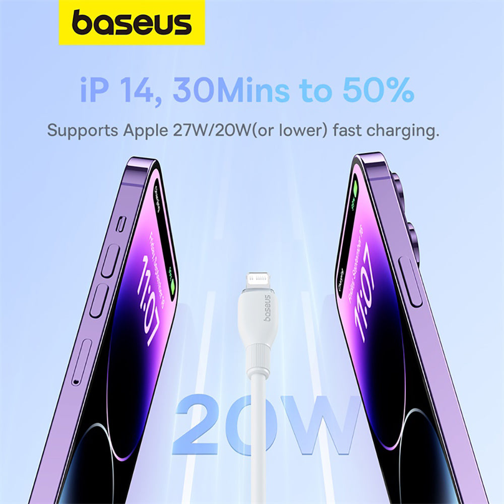 Baseus-Pudding-Series-Fast-Charging-Cable-Type-C-to-iP-20W-1.2m-Starlight-White-1