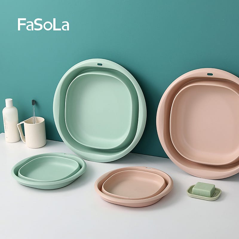 FaSoLa-Collapsible-Basin---Pink,-Medium,-32cm-Diameter-1