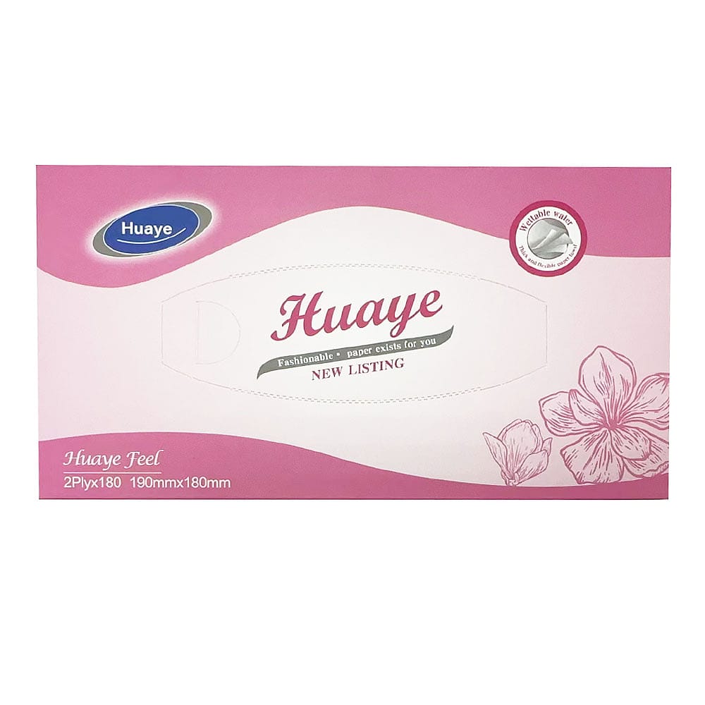 Huaye-Facial-Tissues---Pink-Pack,-180-Sheets,-2-Ply-1