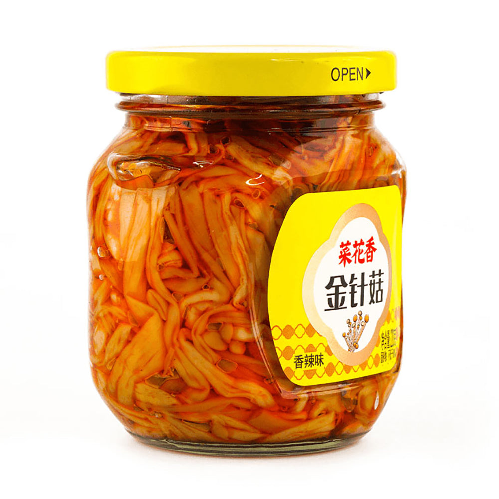 Caihua-Xiang-Golden-Needle-Mushrooms-in-Spicy-Flavour-220g-1