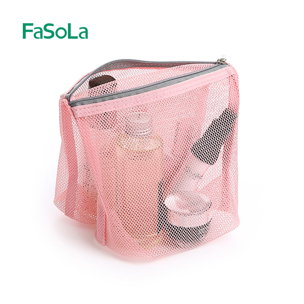 FaSoLa-Double-Sided-Mesh-Storage-Bag-S---Gray-1