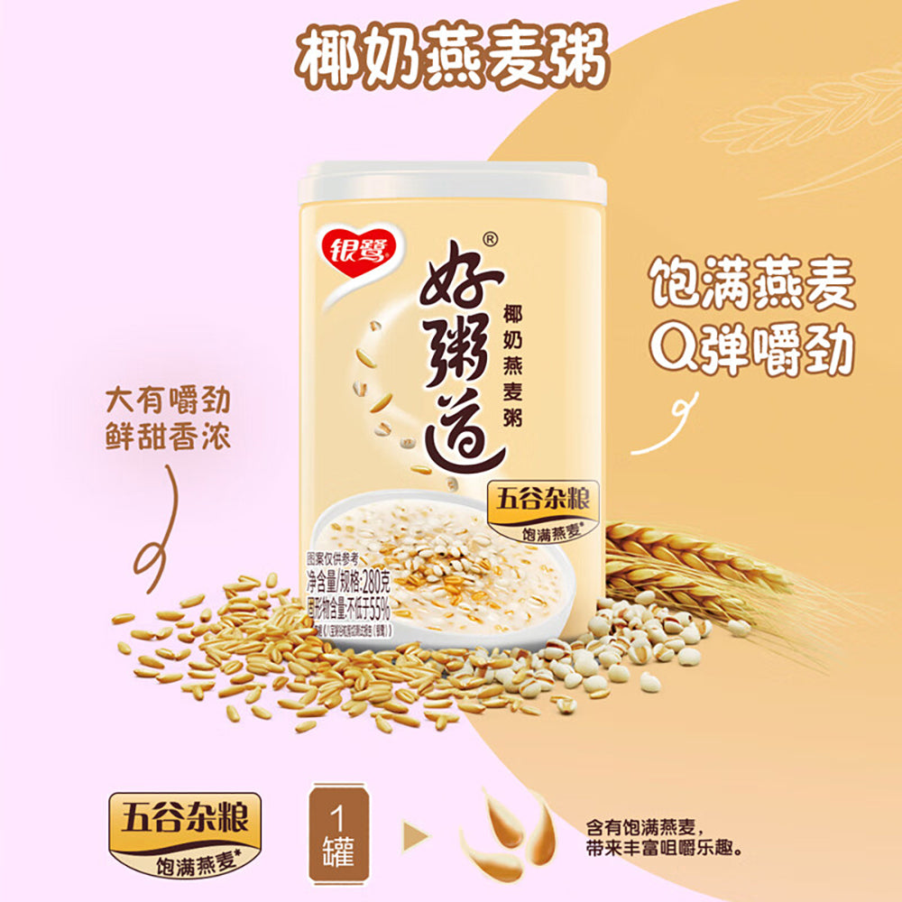 Yinlu-Haozhidao-Coconut-Milk-Oatmeal---280g-x-12-Bottles-1