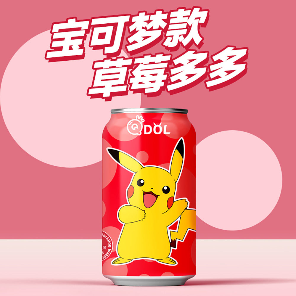 QDOL-Strawberry-Flavored-Sparkling-Water---Pokemon-Edition,-330ml-1