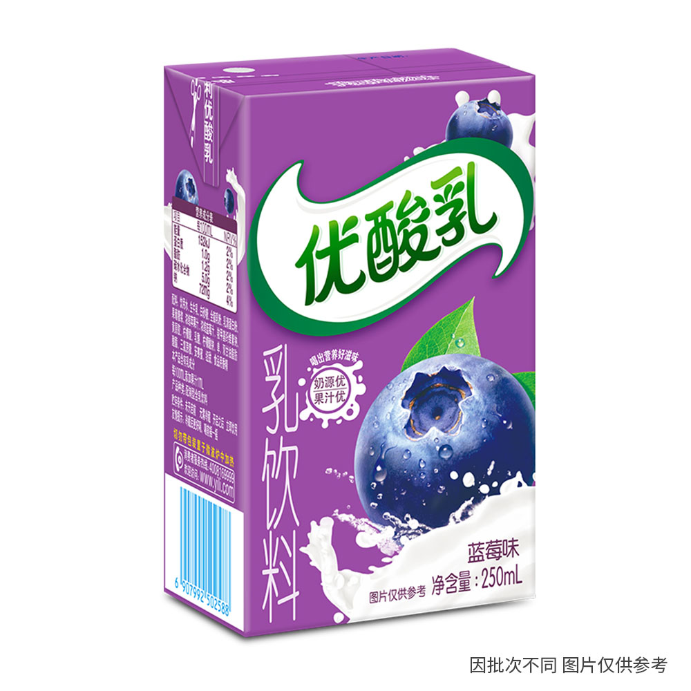 Yili-Blueberry-Flavored-Yogurt-Drink---250ml-x-24-1