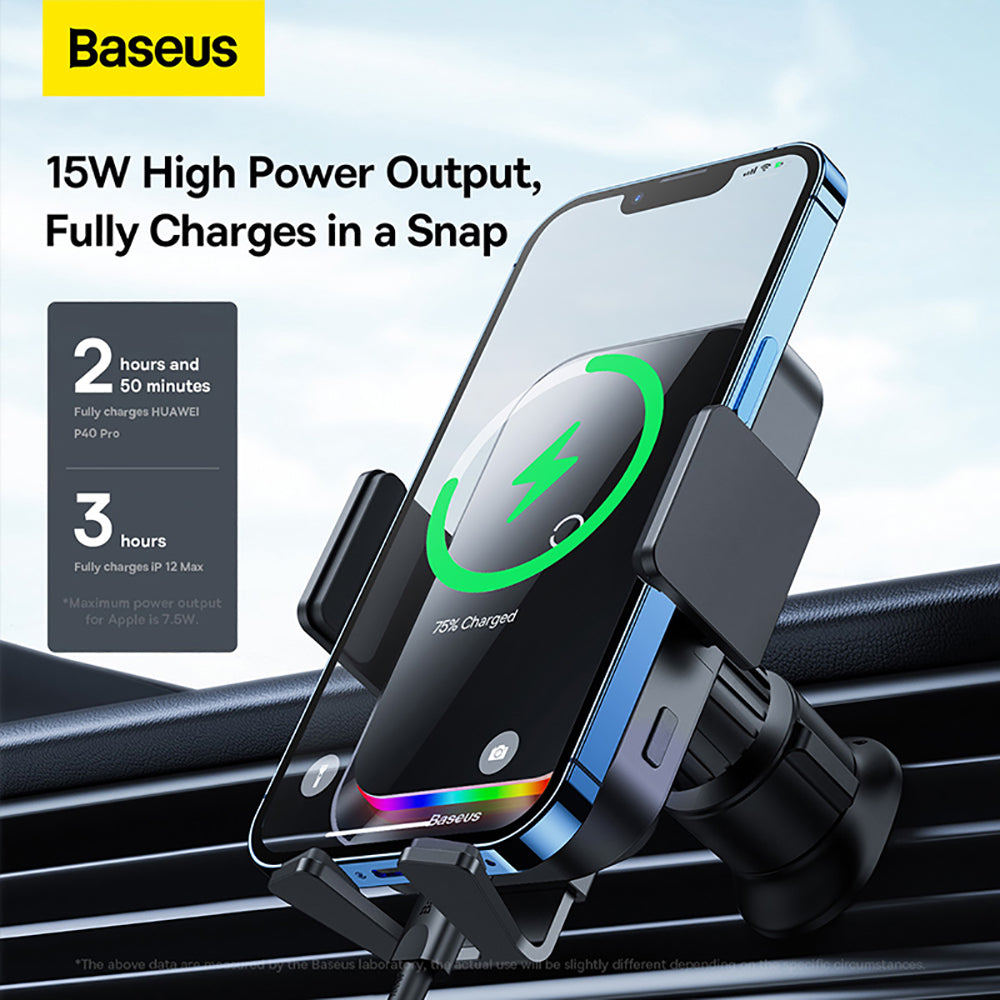 Baseus-Halo-Electric-Wireless-Charging-Car-Mount-15W---Black-1