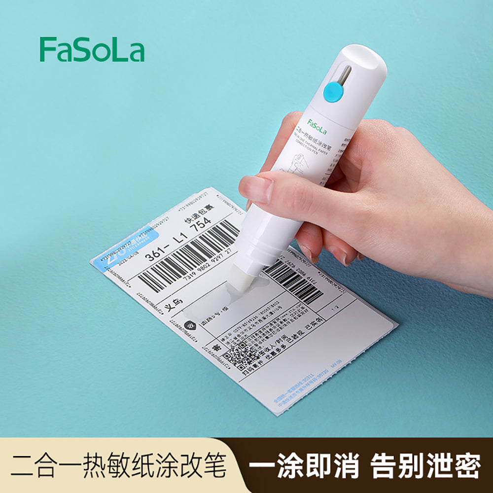 FaSoLa-Two-in-One-Thermal-Paper-Correction-Pen---White,-10mL-1