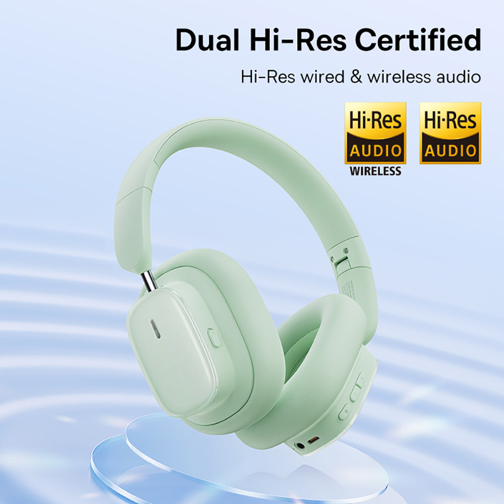 Baseus-Bowie-Series-H1i-Over-Ear-Noise-Cancelling-Bluetooth-Headphones---Photosynthetic-Green-(International-Version)-1