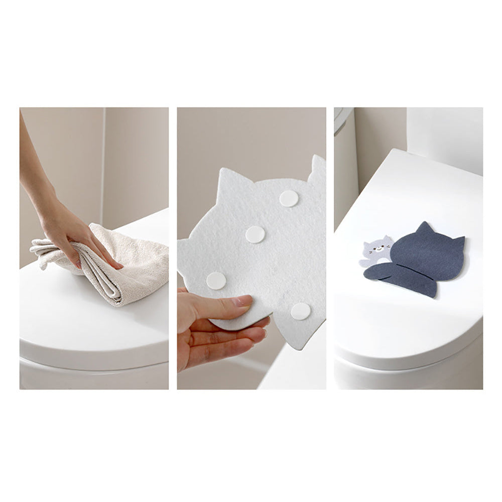 FaSoLa Toilet Deodorizer Sticker - Walnut Cat