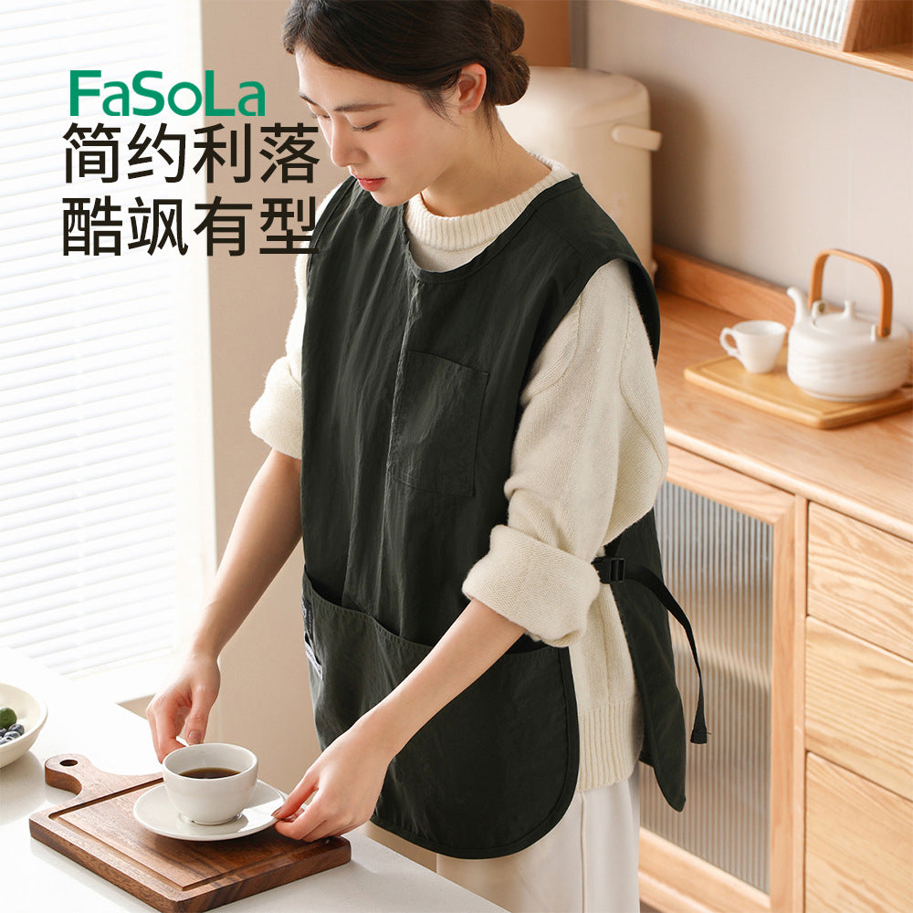 FaSoLa-Waterproof-Apron---Dark-Green-1