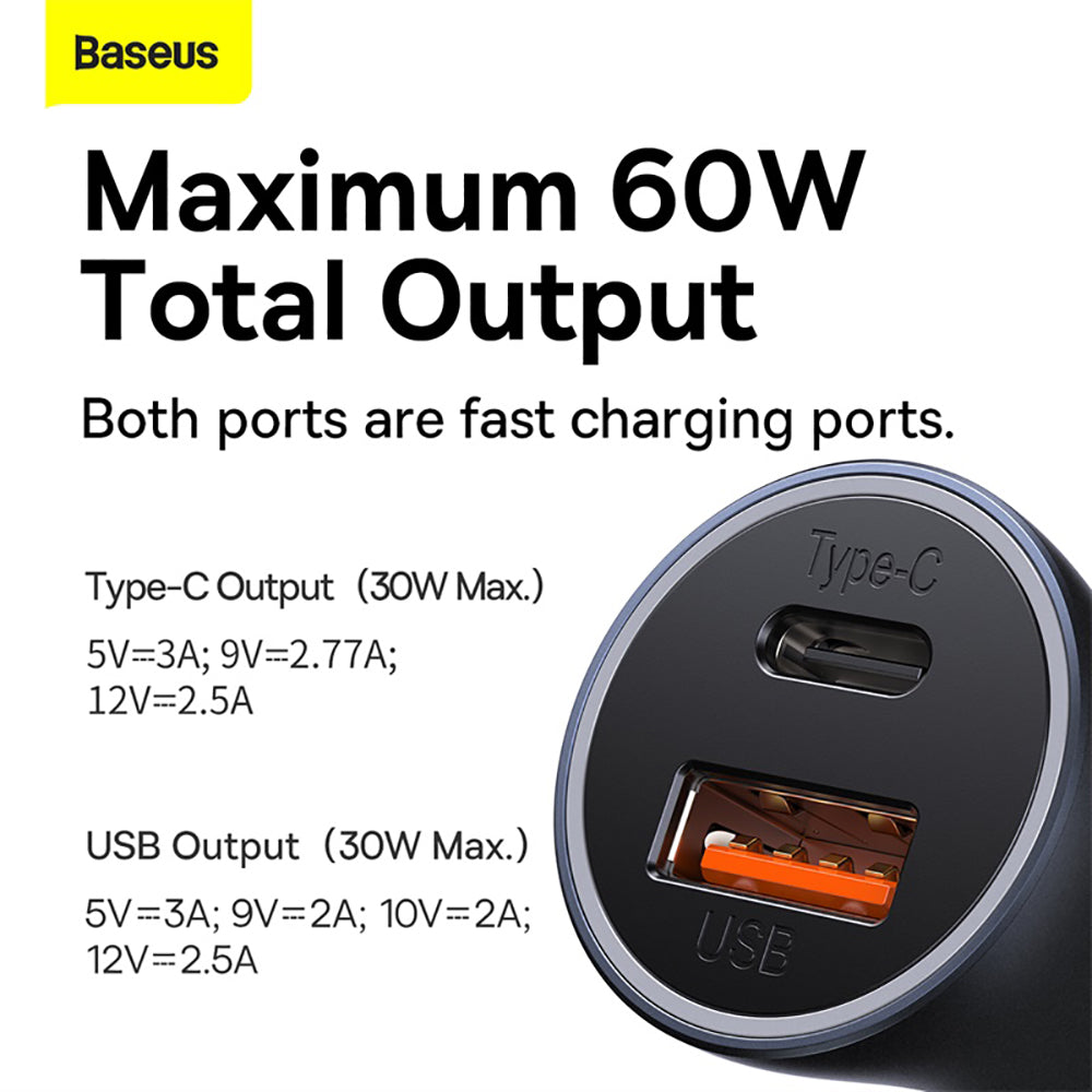 Baseus-Golden-Contactor-Max-Dual-Fast-Charger-Car-Charger-60W---Dark-Gray-1