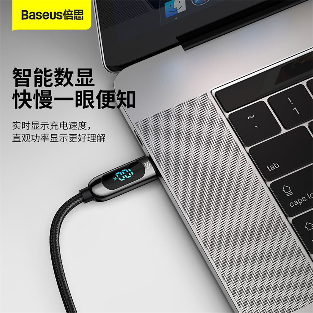 Baseus-100W-Digital-Display-Fast-Charging-Cable-Type-C-to-Type-C-2m---Black-1