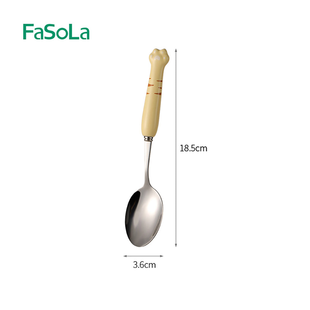 FaSoLa-Ceramic-Cat-Paw-Spoon---Yellow-1